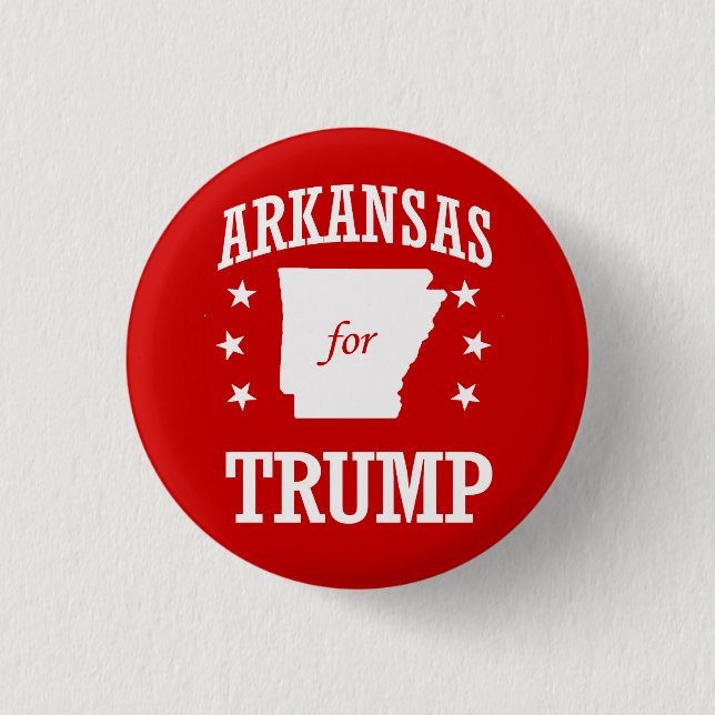 ARKANSAS FOR TRUMP BUTTON (Front)