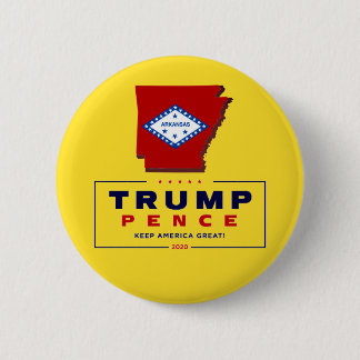 Arkansas for Trump Pence 2020 Button