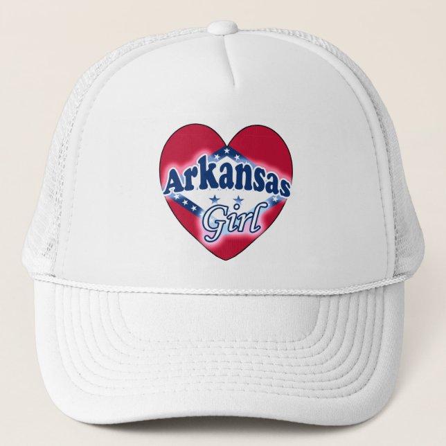 Arkansas Girl Trucker Hat (Front)