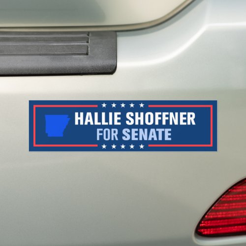 Arkansas Hallie Shoffner for Senate Bumper Sticker