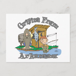 Arkansas Hillbilly Postcard