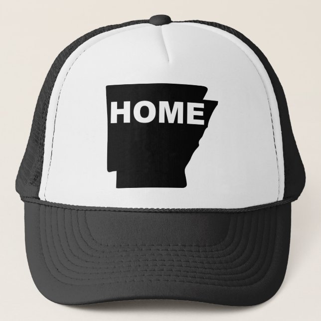 Arkansas Home Away From State Ball Cap Hat (Front)