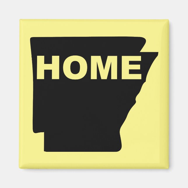 Arkansas Home Away From State Fridge Magnet (Front)