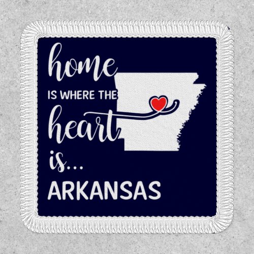 Arkansas home is where the heart is patch