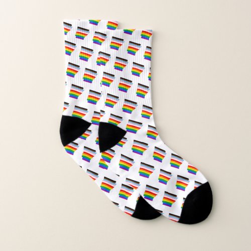 Arkansas Inclusive Pride Socks