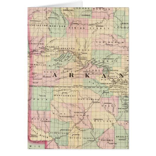 Arkansas, Indian Territory Cards (Front)