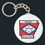 Arkansas Keychain<br><div class="desc">Add Arkansas to your collection of States of America.</div>