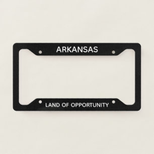 Arkansas Land of Opportunity License Plate Frame