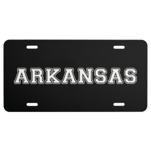 Arkansas License Plate