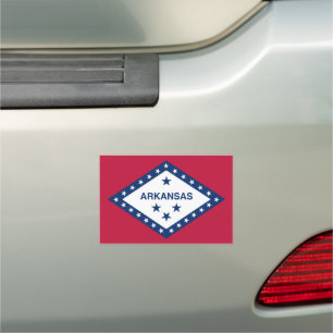 Arkansas License Plate Car Magnet