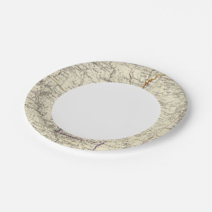 Arkansas, Louisiana and Mississippi Paper Plates