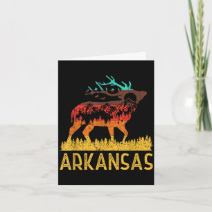 Arkansas - love nature vintage hiking 70s 80s card