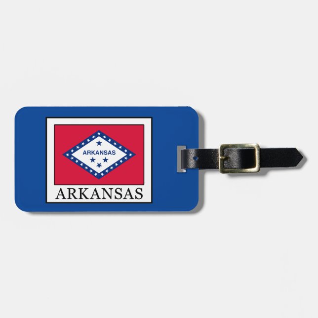 Arkansas Luggage Tag (Front Horizontal)
