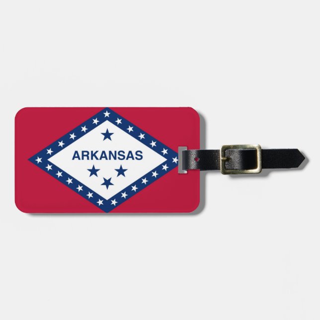 Arkansas Luggage Tag (Front Horizontal)