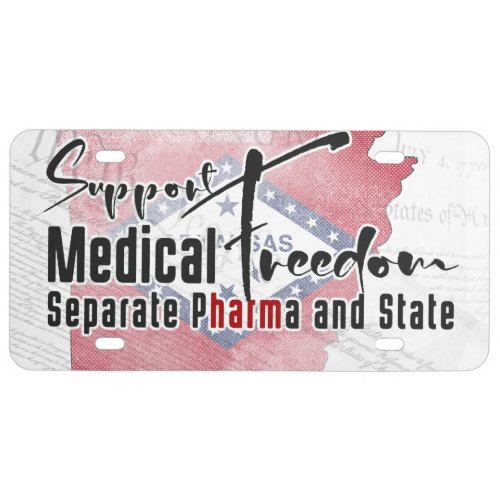 Arkansas Medical Freedom License Plate