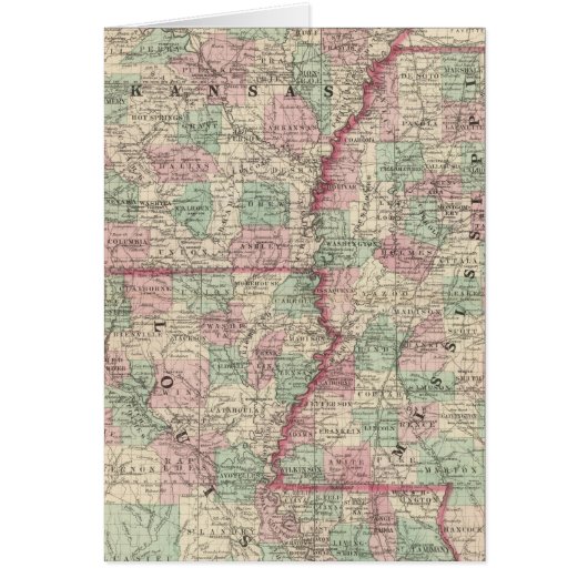 Arkansas, Mississippi, and Louisiana (Front)