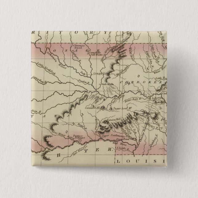 Arkansas, Oklahoma Pinback Button (Front)