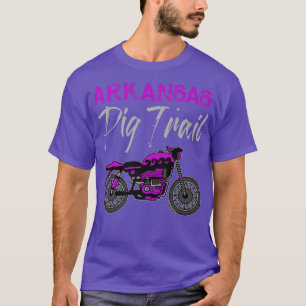 Arkansas Ozark Pig Trail Men Women Motorcycle Bike T-Shirt