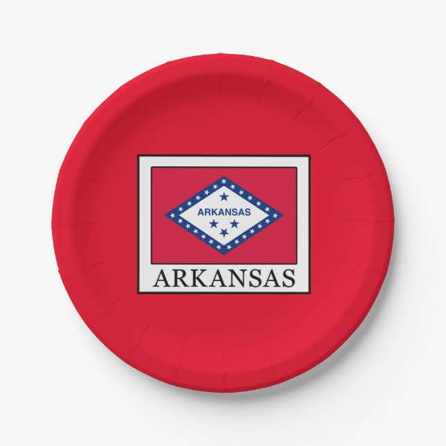 Arkansas Paper Plates (Front)