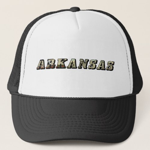 Arkansas Picture Text Hat