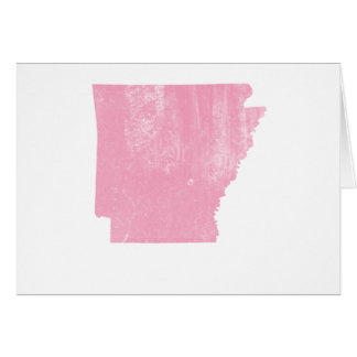 Arkansas Pink Vintage Grunge Cards