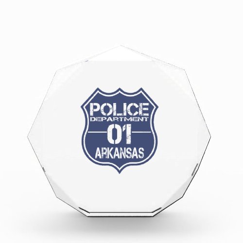 Arkansas Police Department Shield 01 Award