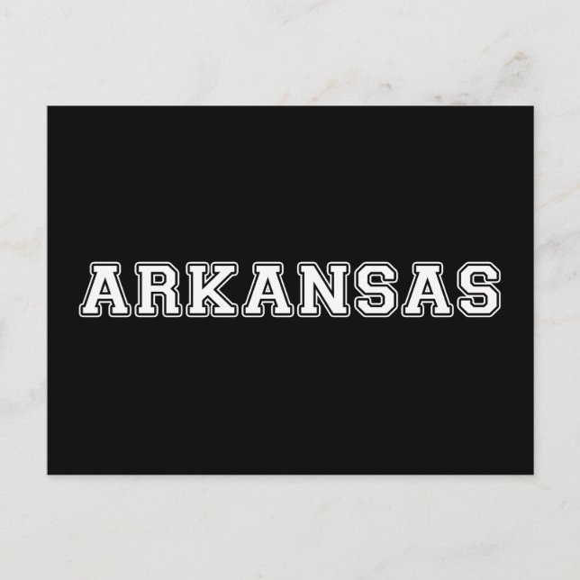 Arkansas Postcard (Front)