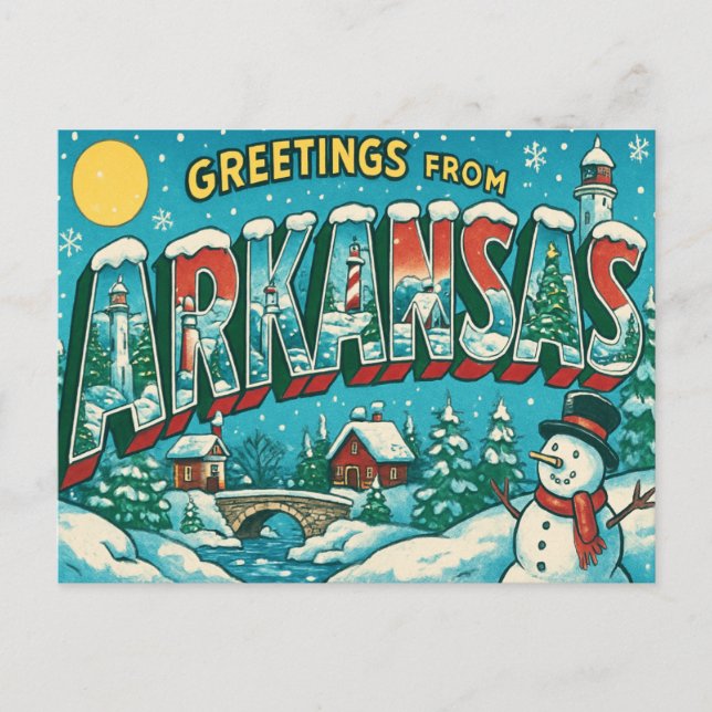 ARKANSAS Postcard (Front)