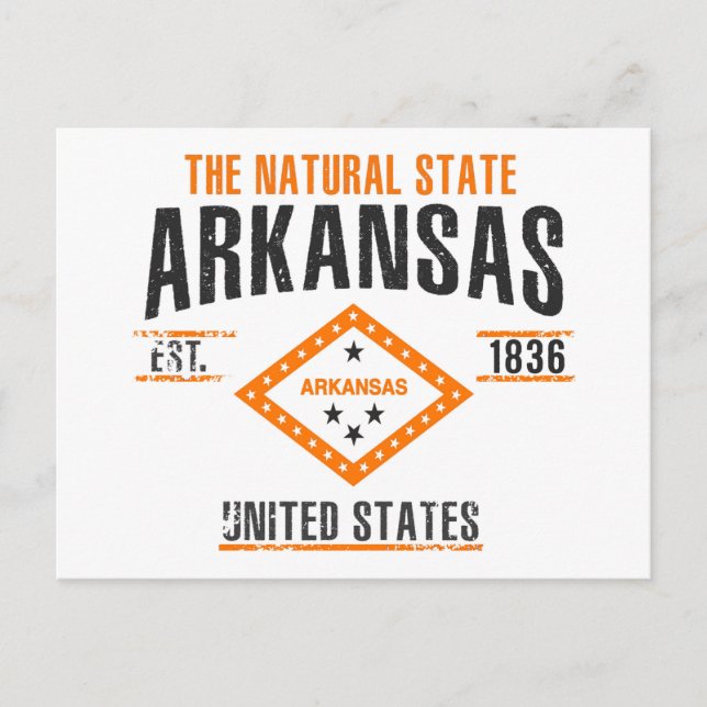 Arkansas Postcard (Front)