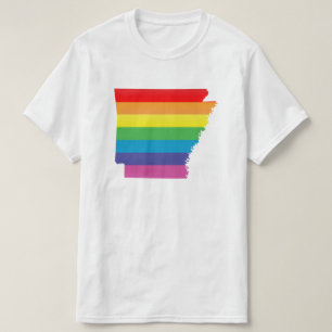 arkansas pride. striped. T-Shirt