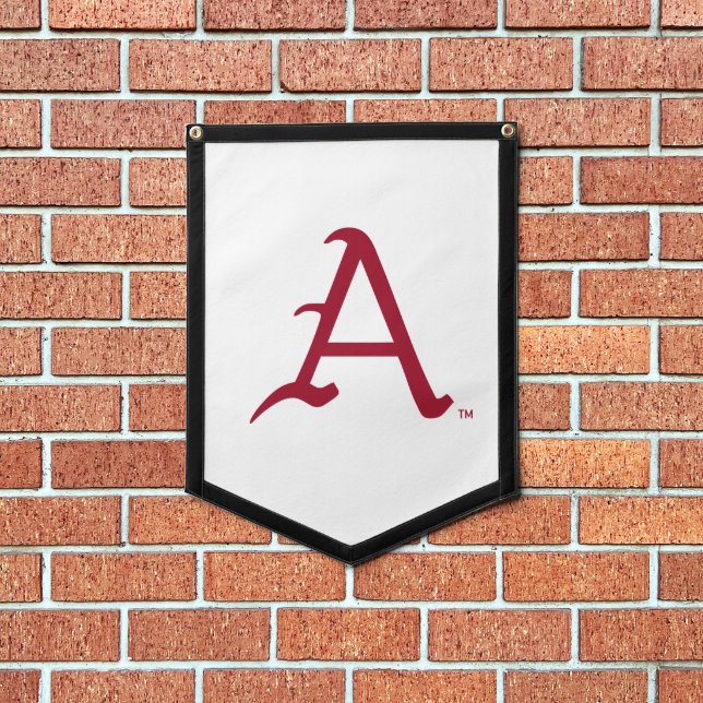 Arkansas Razorbacks Classic "A" Baseball Logo Pennant (Insitu 1)