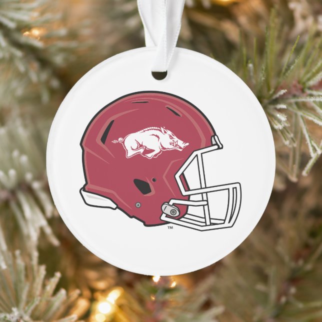 Arkansas Razorbacks Football Helmet Ornament (Tree)