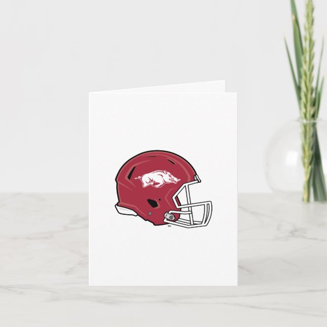 Arkansas Razorbacks Football Helmet | Thank You (Front)