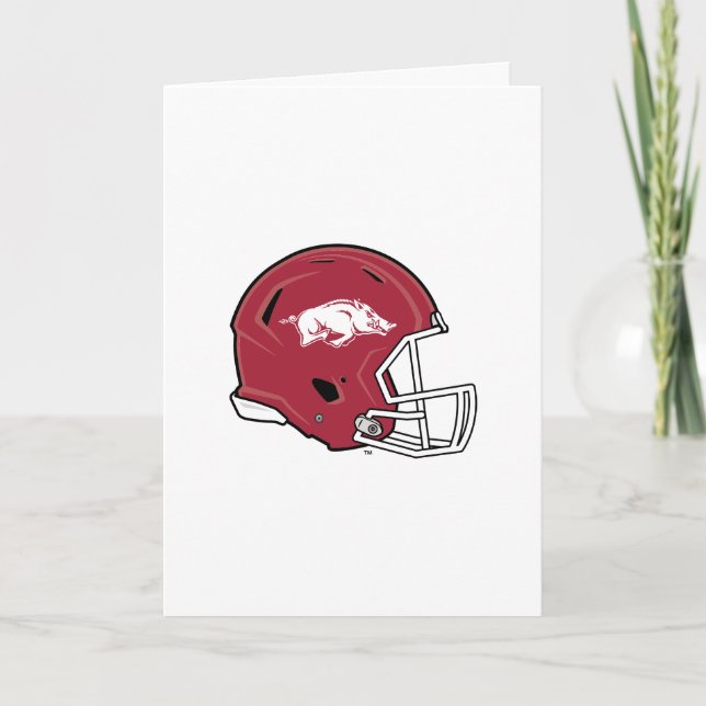 Arkansas Razorbacks Football Helmet | Thank You (Front)