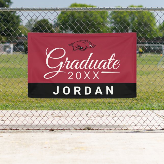 Arkansas Razorbacks Graduate Banner (Insitu)
