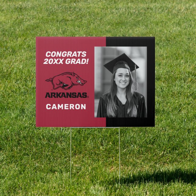 Arkansas Razorbacks Graduate Sign (Insitu)