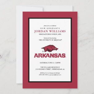 Arkansas Razorbacks Logo Announcement