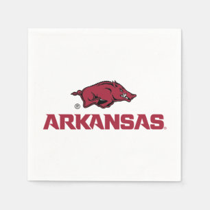 Arkansas Razorbacks Logo Napkins