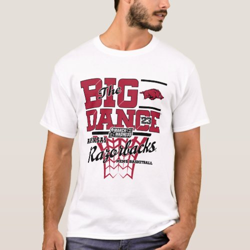 Arkansas Razorbacks March Madness Basketball Dance T_Shirt