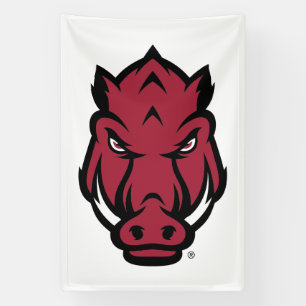 Arkansas Razorbacks Mascot Logo Banner
