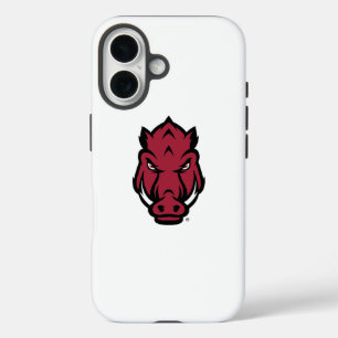 Arkansas Razorbacks Mascot Logo iPhone 16 Case
