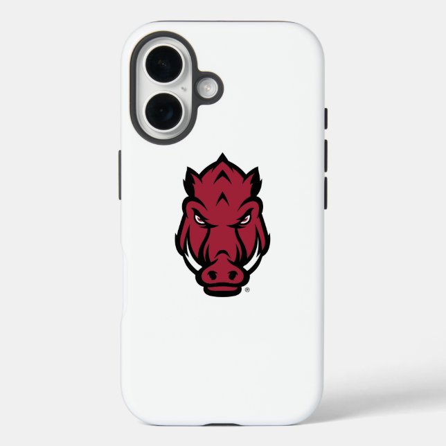 Arkansas Razorbacks Mascot Logo Case-Mate iPhone Case (Back)
