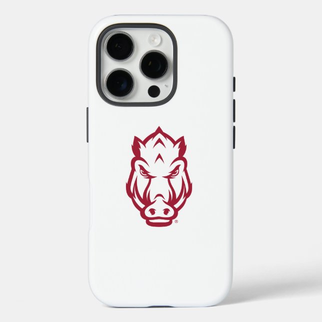 Arkansas Razorbacks Mascot Logo Case-Mate iPhone Case (Back)