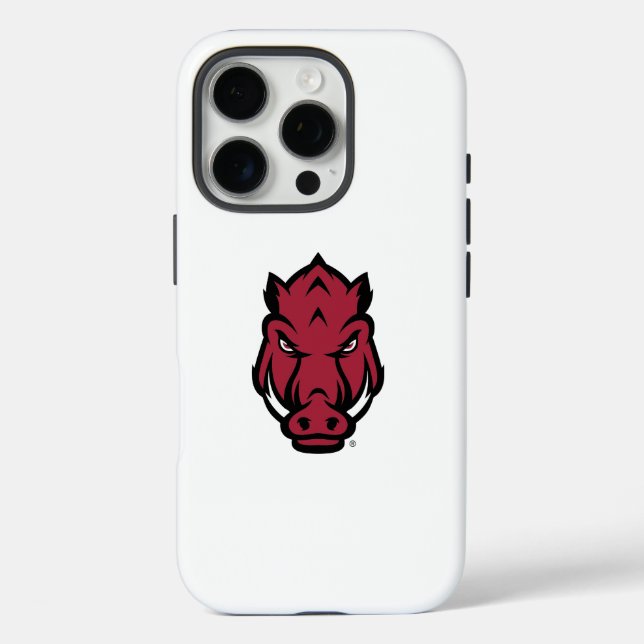 Arkansas Razorbacks Mascot Logo Case-Mate iPhone Case (Back)