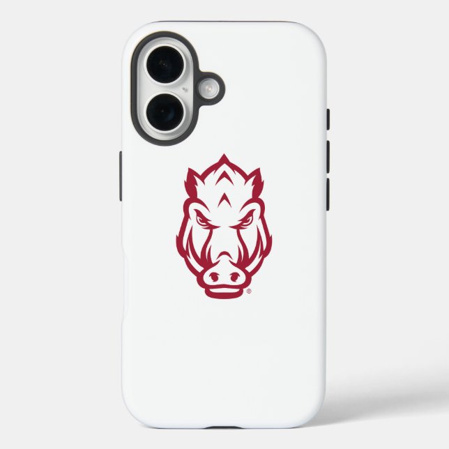 Arkansas Razorbacks Mascot Logo Case-Mate iPhone Case (Back)