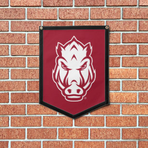 Arkansas Razorbacks Mascot Logo Pennant