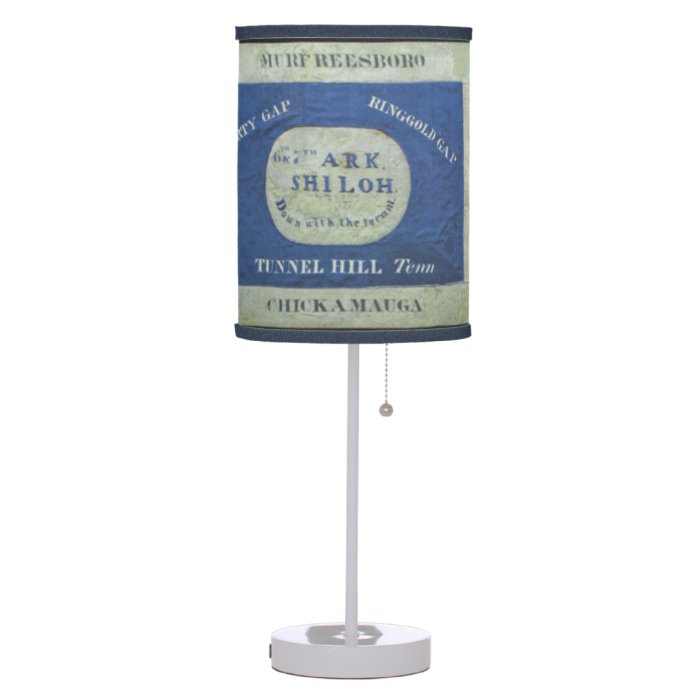 Arkansas Regimental Battle Flag Table Lamp