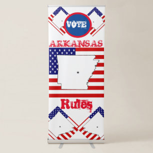Arkansas retractable banner