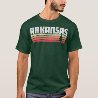 Arkansas Retro Style Vintage 70s 80s 90s Home Gif T-Shirt