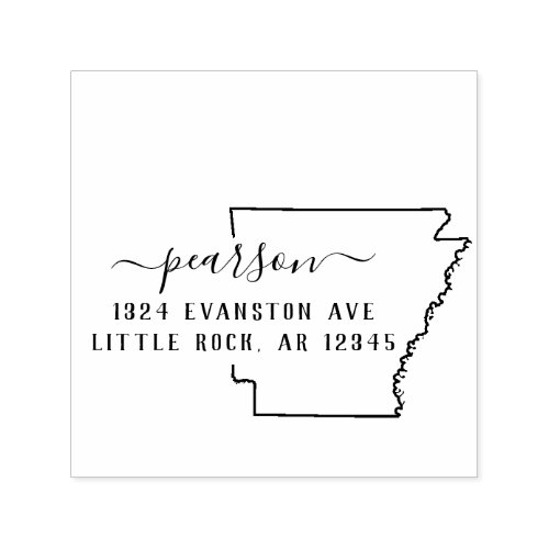 Arkansas Return Address Stamp Self_Inking